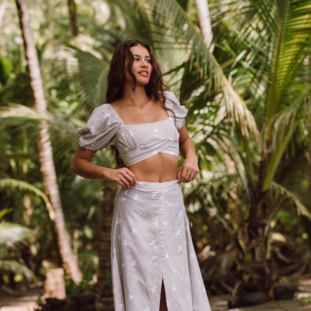 Sig Zane x Coconut Ave Skirt and Crop Top Matching Set - Picture 11 of 16